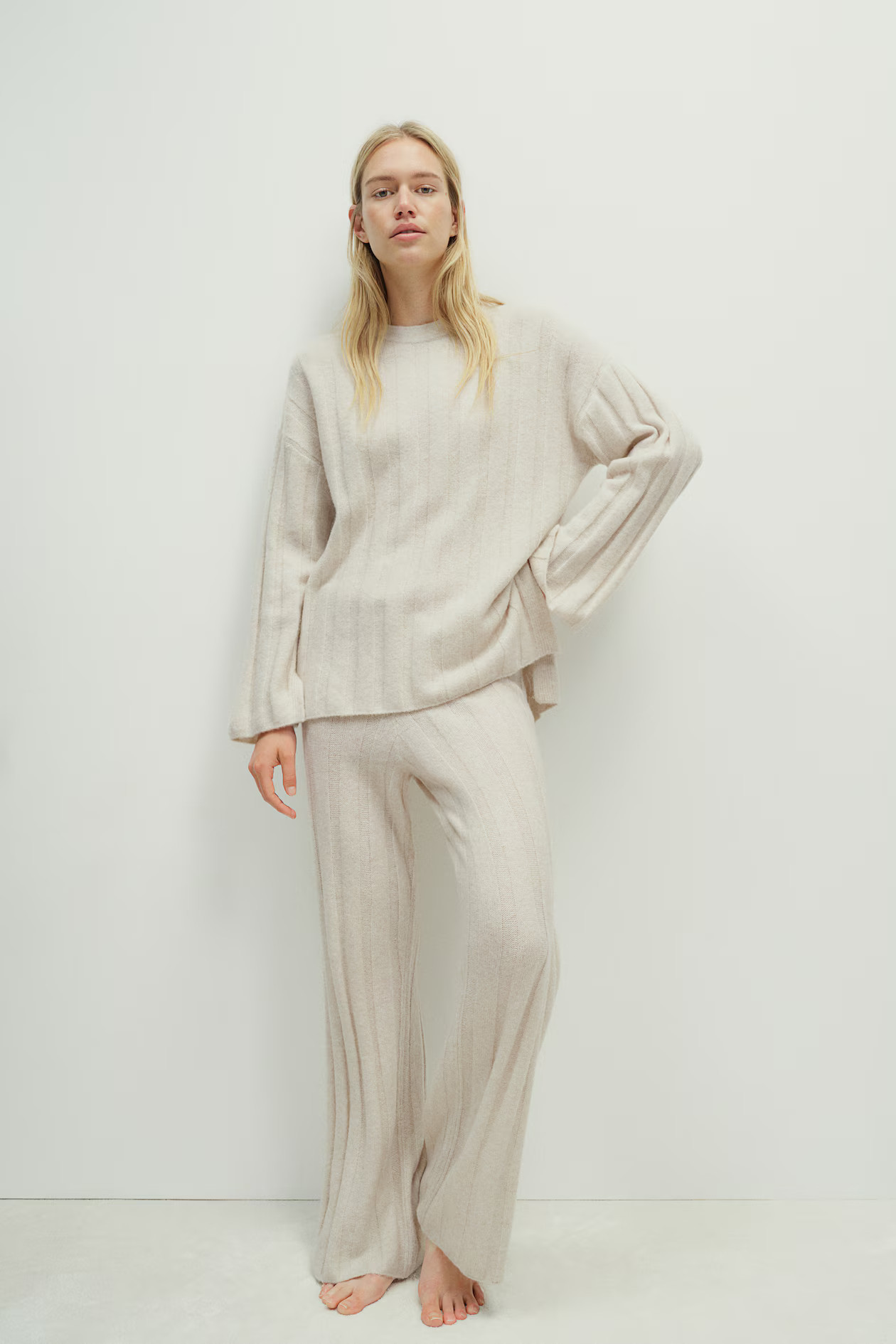 Jersey oversize de canalé | H&M (FR, IT, ES, PT, BE)