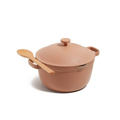 Our Place 5.5qt 10.5" Ceramic Nonstick Perfect Pot Spice: Induction & Oven Safe, Even-Heating, Hand Wash, 3-Piece Set | Target