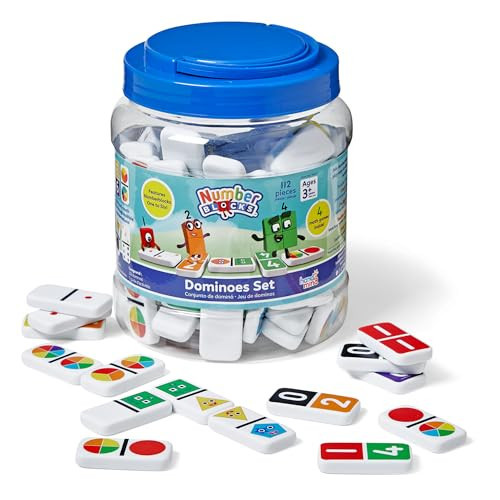hand2mind Numberblocks Dominoes Set, Dominos for Kids, Domino & Tile Games, Toddler Matching Game, Counting Toys, Montessori Math Materials, Educational Toys for Kids, Preschool Learning Activities | Amazon (US)