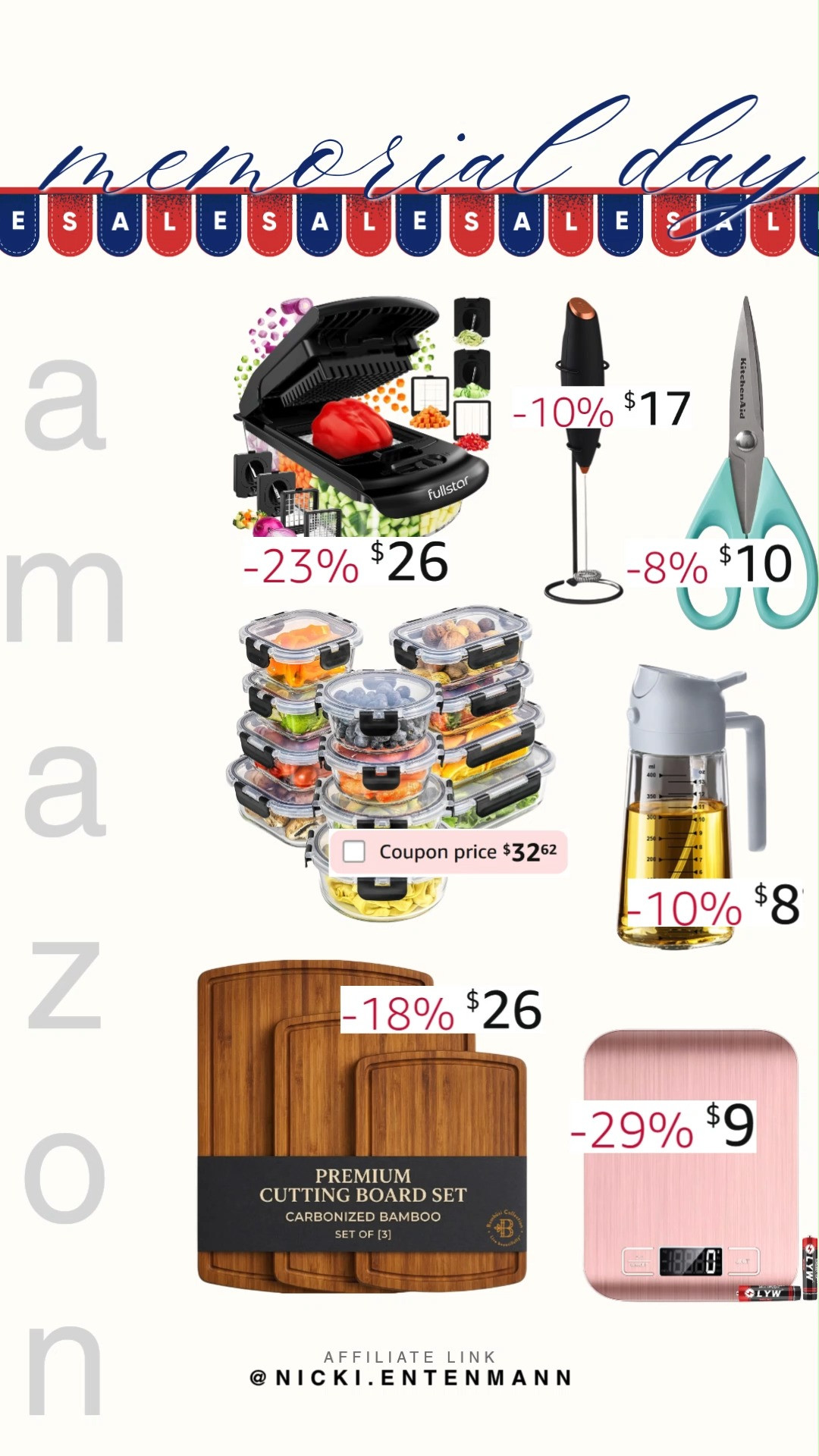 Upgrade your kitchen with essentials that slice, stir, and bake like a dream. Cooking feels effortless and fun with these handy tools. 🍳🥖✨  
#KitchenEssentials #AmazonFinds #CookingTools #BakingGear #HomeCooking #KitchenUpgrade #ChefLife #Cookware #KitchenStyle #FoodPrep 

 #LTKfoodie #LTKHome #LTKSaleAlert