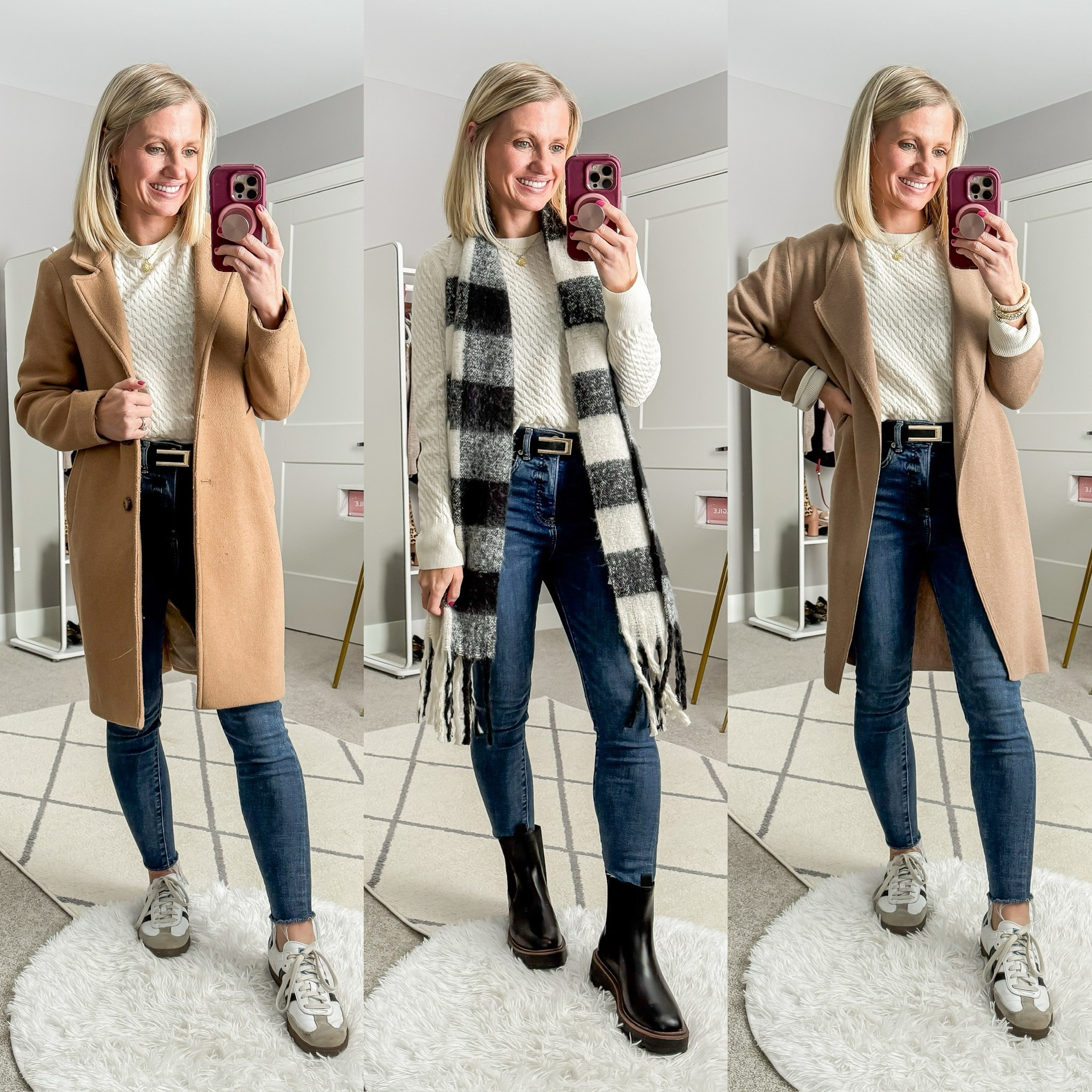 Winter mom capsule wardrobe outfits! More sizing and styling details can be found at thriftywifehappylife.com! 

#LTKSeasonal #LTKStyleTip #LTKSaleAlert