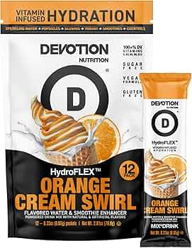 Devotion Nutrition HydroFLEX Water Flavoring Packets – Sugar-Free Hydration with Vitamins & Ele... | Amazon (US)