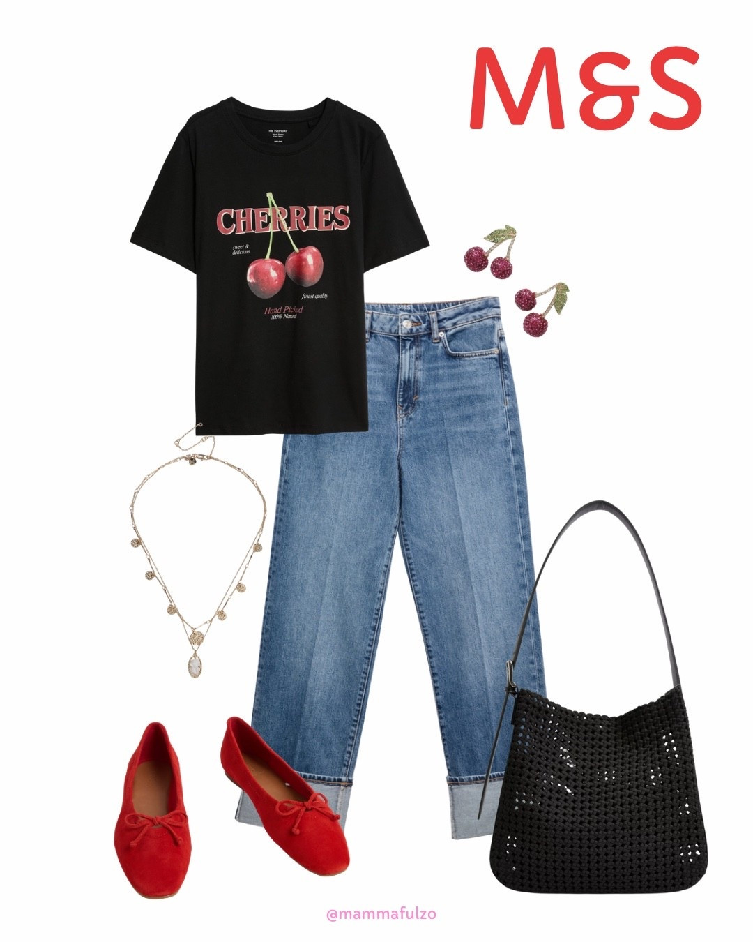 Summer Stylin With M&S 🍒 

M&S SUMMER
SUMMER FASHION
CHERRIES
RED SHOES
FESTIVAL STYLE
CIGARETTE JEANS
FRUITY JEWELLERY 
JEANS & A NICE TOP 

#LTKuk #LTKstyletip #LTKsummer