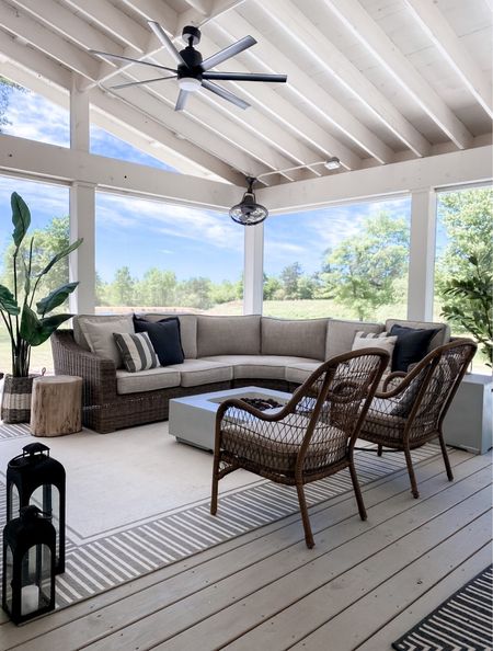 My screened in porch furniture and decor from Walmart! 

#LTKunder50 #LTKstyletip #LTKhome
