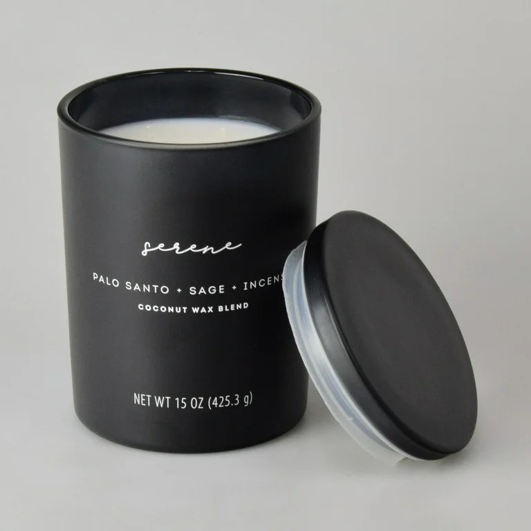 Allswell 15oz Scented 2-Wick Spa Candle - Serene (Palo Santo + Sage + Incense) - Walmart.com | Walmart (US)