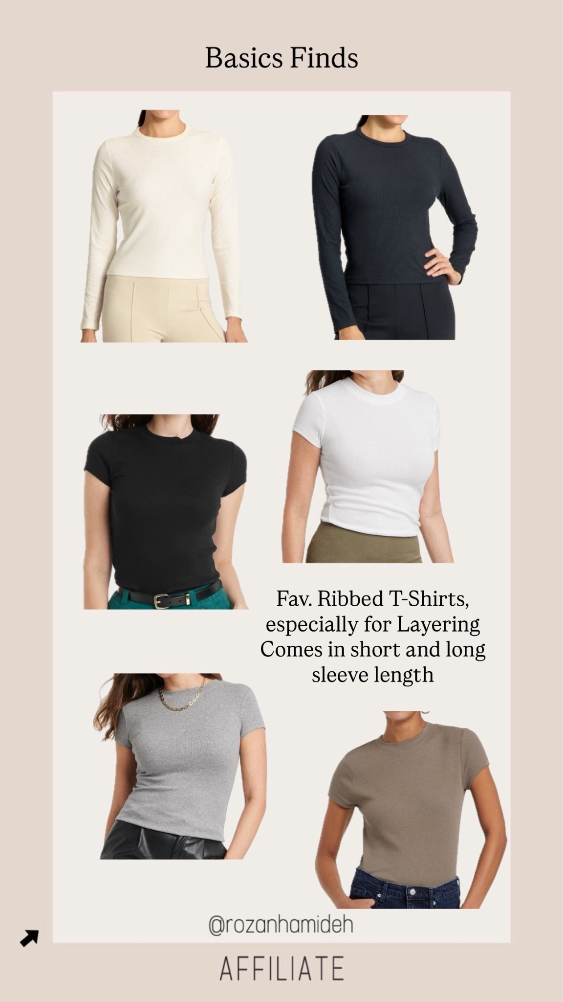 Favorite Ribbed T-Shirts especially for layering, under a blazer or even a cardigan! Comes in so many colors both short and long sleeve length! 

#LTKCyberWeek #LTKSaleAlert #LTKU
