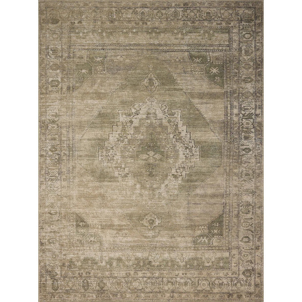 Amber Lewis x Loloi Cambria Rug, Sand/Olive