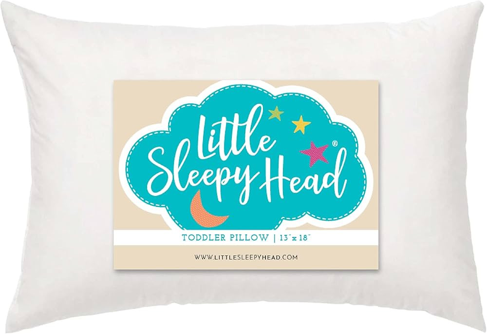 Little Sleepy Head Toddler Pillow 13" x 18" Soft Hypoallergenic - Best Pillow for Kids! Better Neck  | Amazon (US)