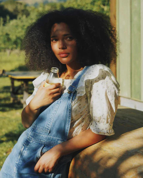 The Dora Blouse | Pearl Aster Garden | Christy Dawn