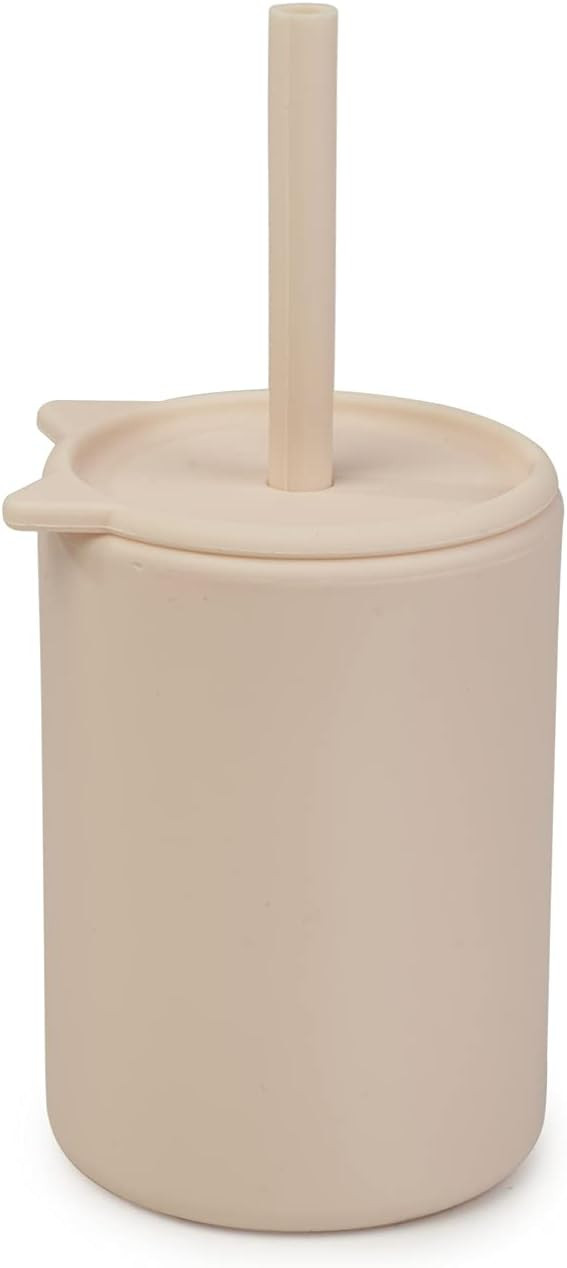 Silicone Toddler Cups with Straw, Straw Cup for Baby, Silicone Baby Cup 6 Months+, 5 oz (New- Mil... | Amazon (US)