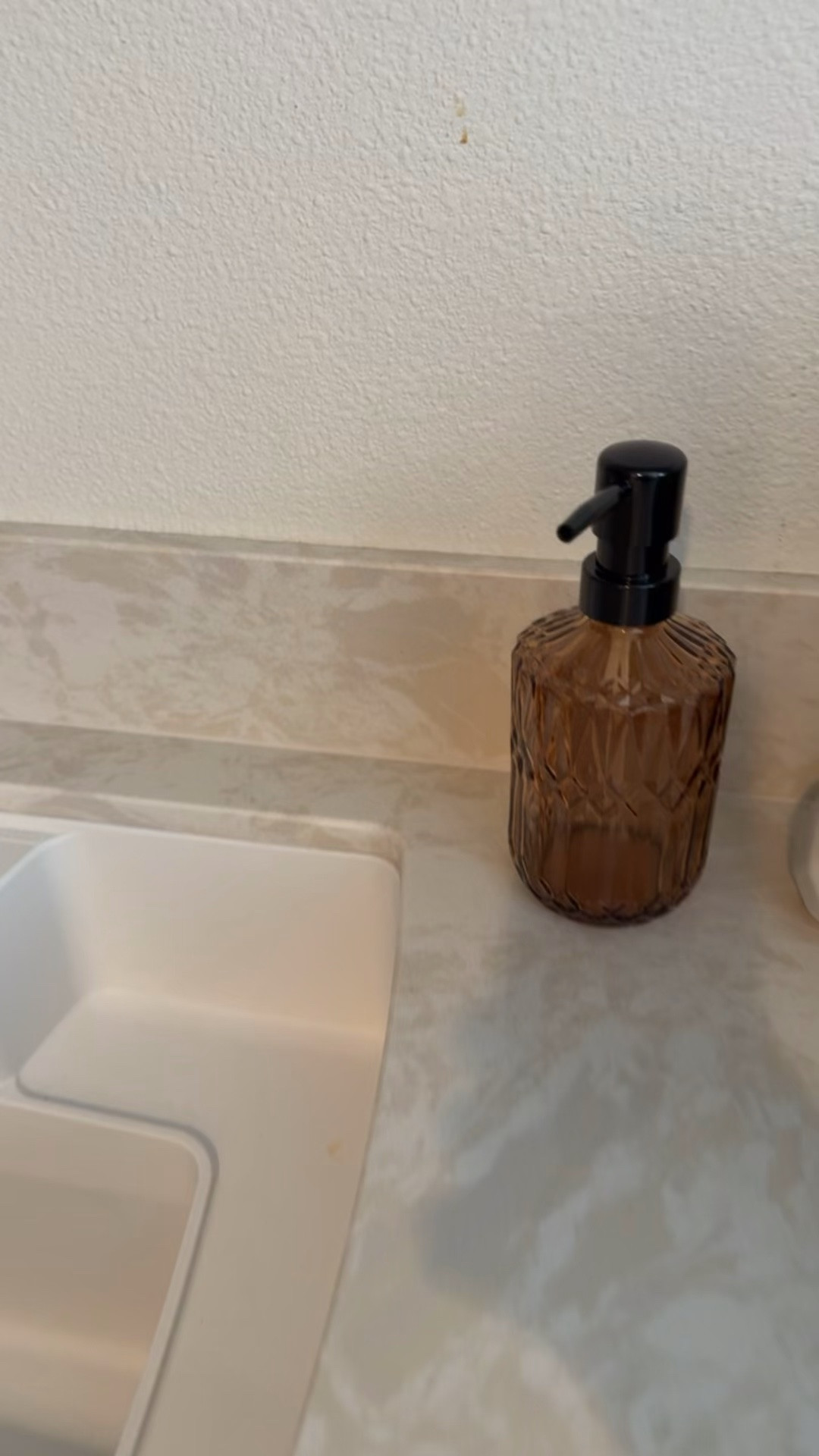 Love this beautiful soap dispenser and small olive plant for the laundry room! Would look great in a bathroom too!

#LTKdayinmylife #LTKHome