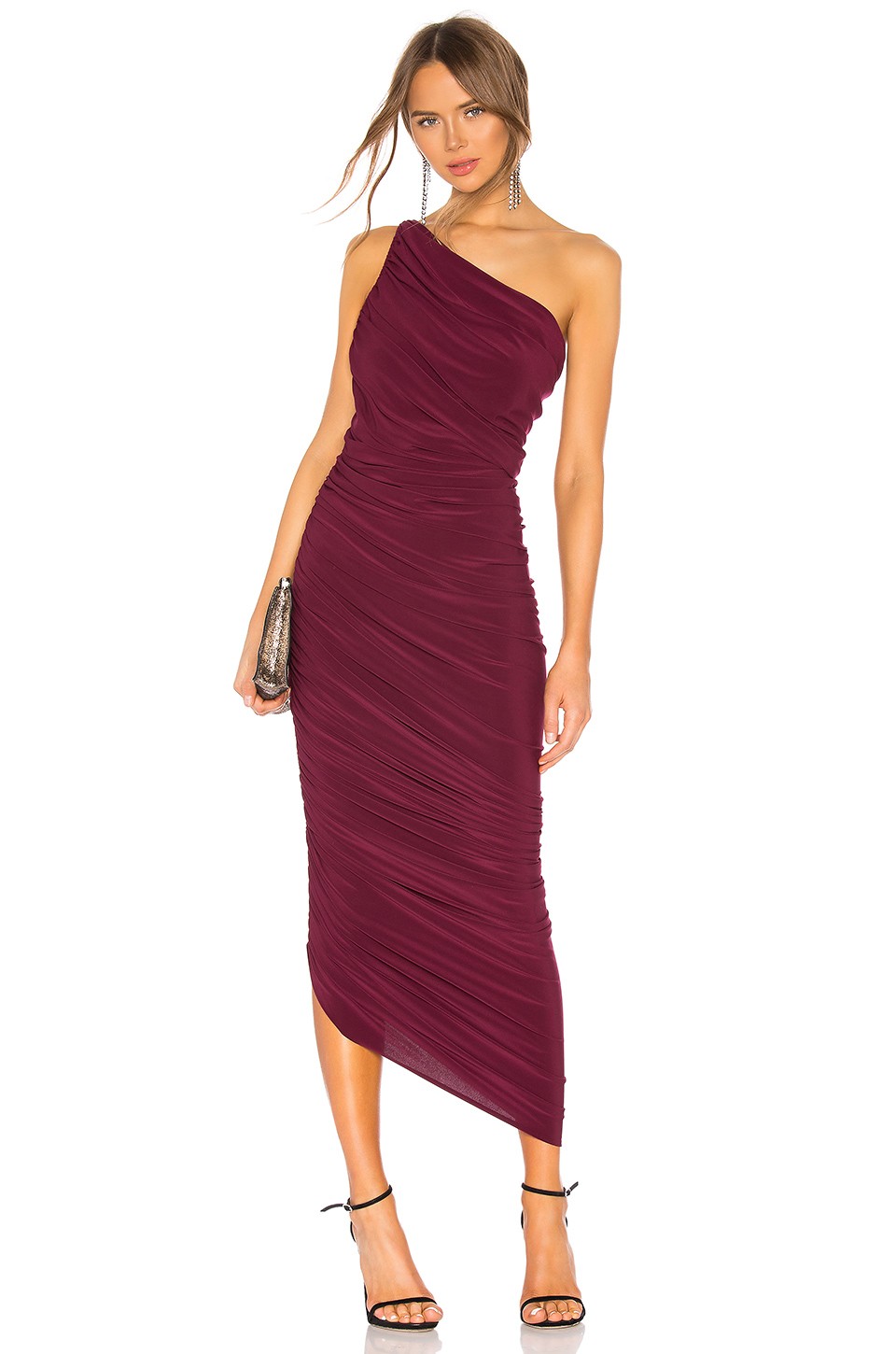 Norma Kamali Diana Gown in Plum from Revolve.com | Revolve Clothing (Global)