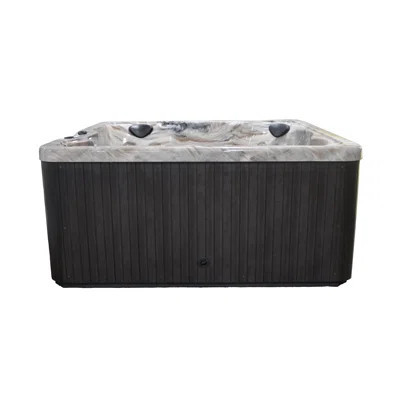 Hudson Bay Spas 6 Person 19 Jet Spa- Tuscan Shell and Mocha Cabinets | Wayfair North America