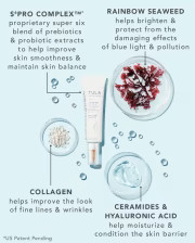 brightening serum skin tint sunscreen broad spectrum SPF 30 | Tula Skincare