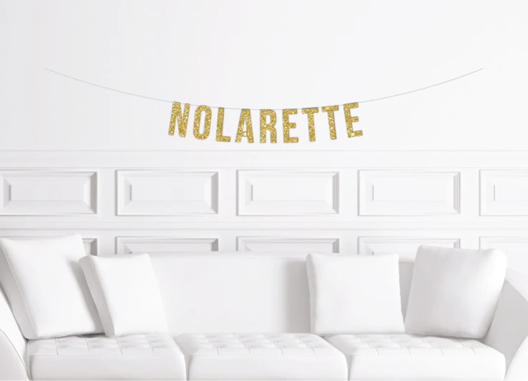 New Orleans Bachelorette Party Decorations Gold Glitter - Etsy | Etsy (US)