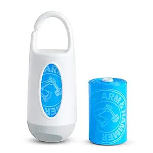 Munchkin® Arm and Hammer Diaper Bag Dispenser and 24 Diaper Disposal Bags | Amazon (US)