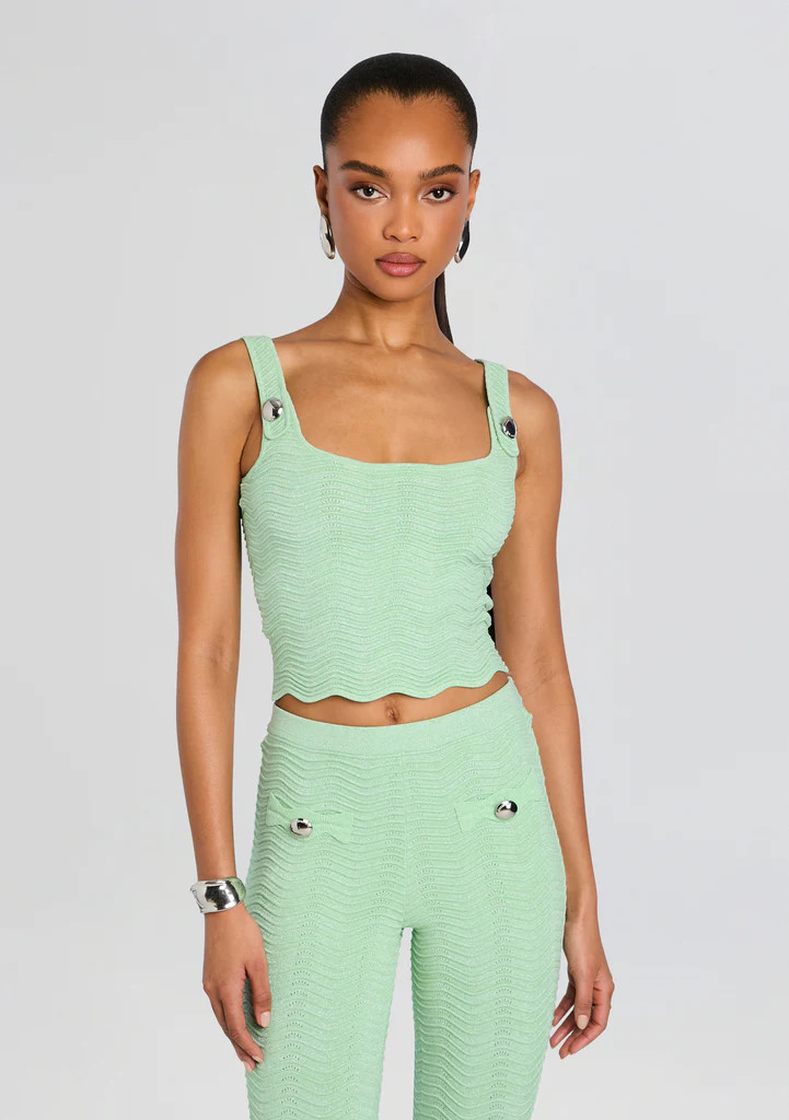 Aloe Rib Knit Top | Retrofete