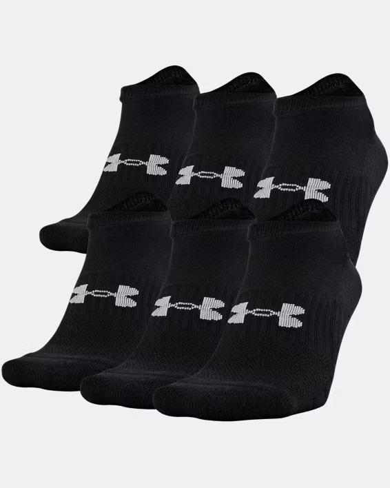 Unisex UA Training Cotton No Show 6-Pack Socks | Under Armour (US)