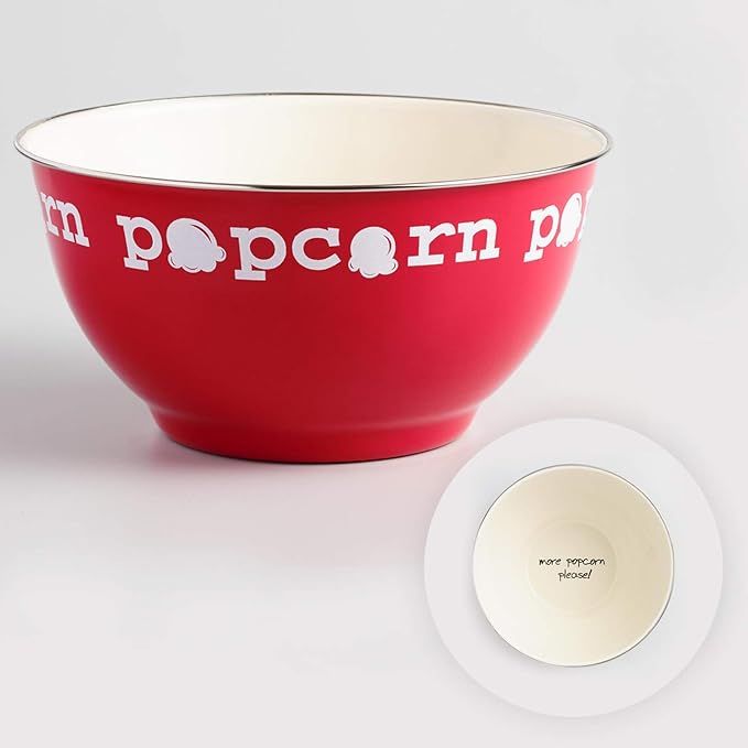 Popcorn Serving Bowl - Large Reusable Popcorn Containers - Ideal Gift for Family Movie Night, Par... | Amazon (US)