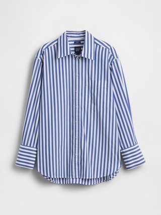 Organic Cotton Poplin Big Shirt | Gap (US)