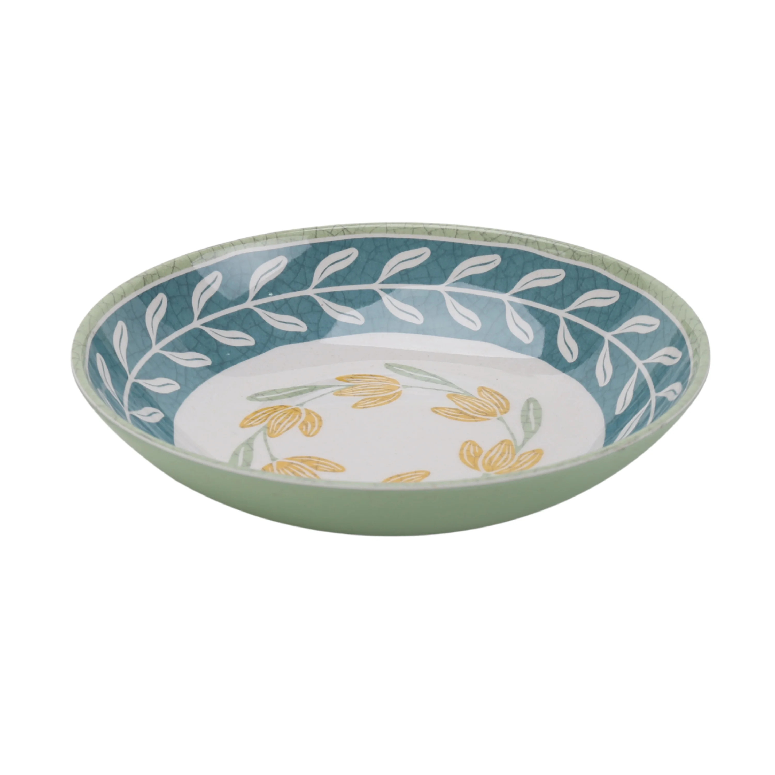 Better Homes and Gardens Bamboo Melamine Floral Dinner Bowl | Walmart (US)