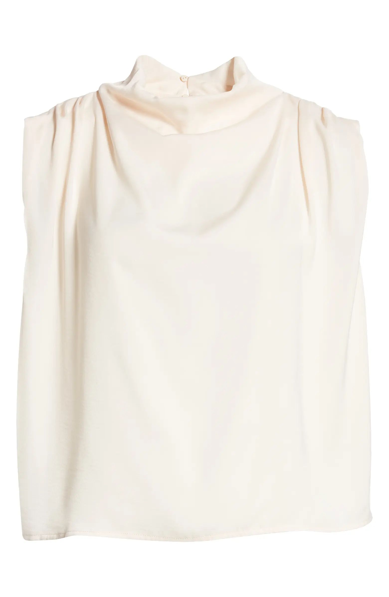 ASTR the Label Rumpled Satin Sleeveless Top | Nordstrom | Nordstrom