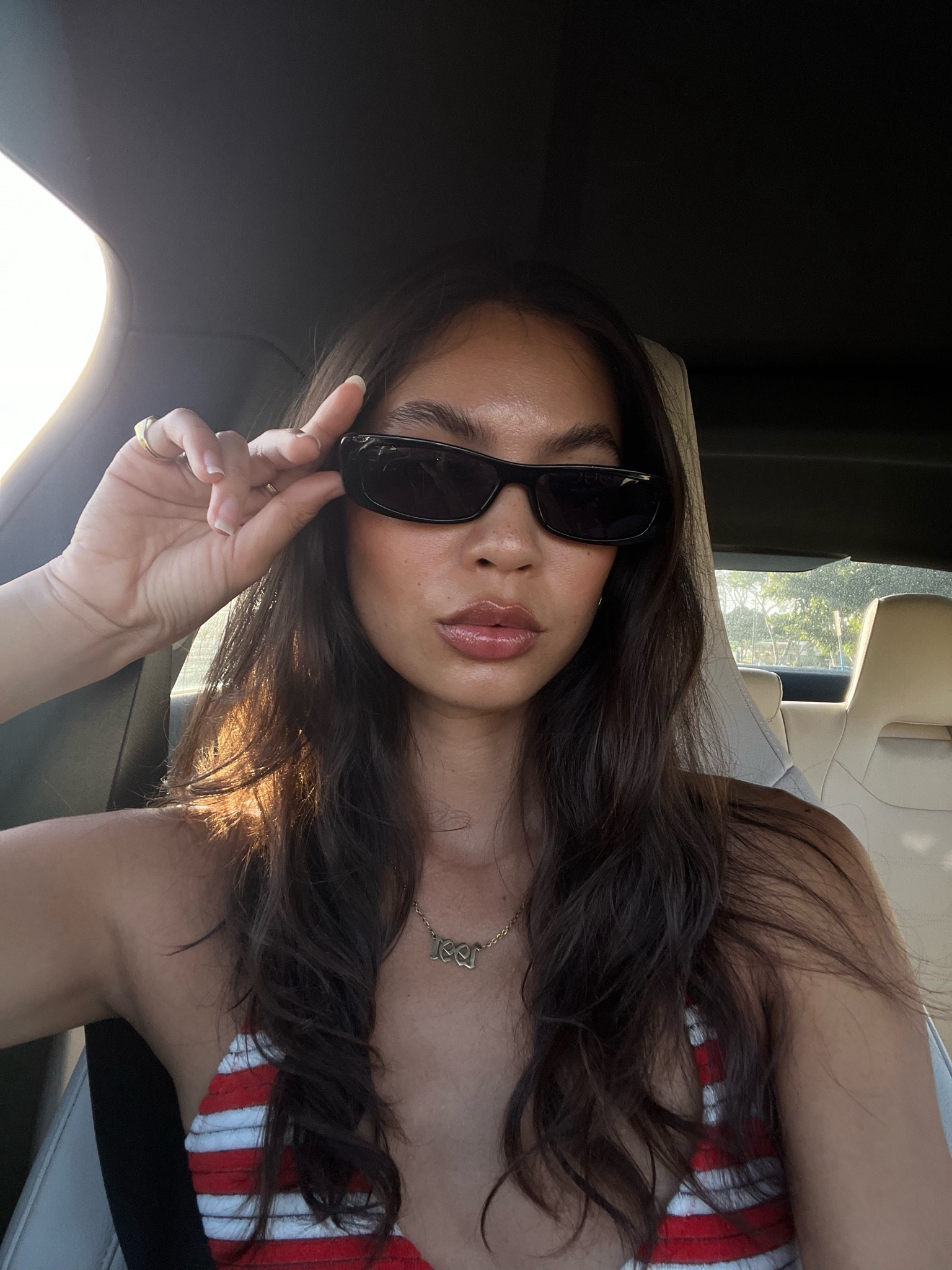 new sunnies unlocked. Kind of a knock off version of YSL sunglasses. I have a small face and they actually aren’t too wide on me! 

#LTKstyletip