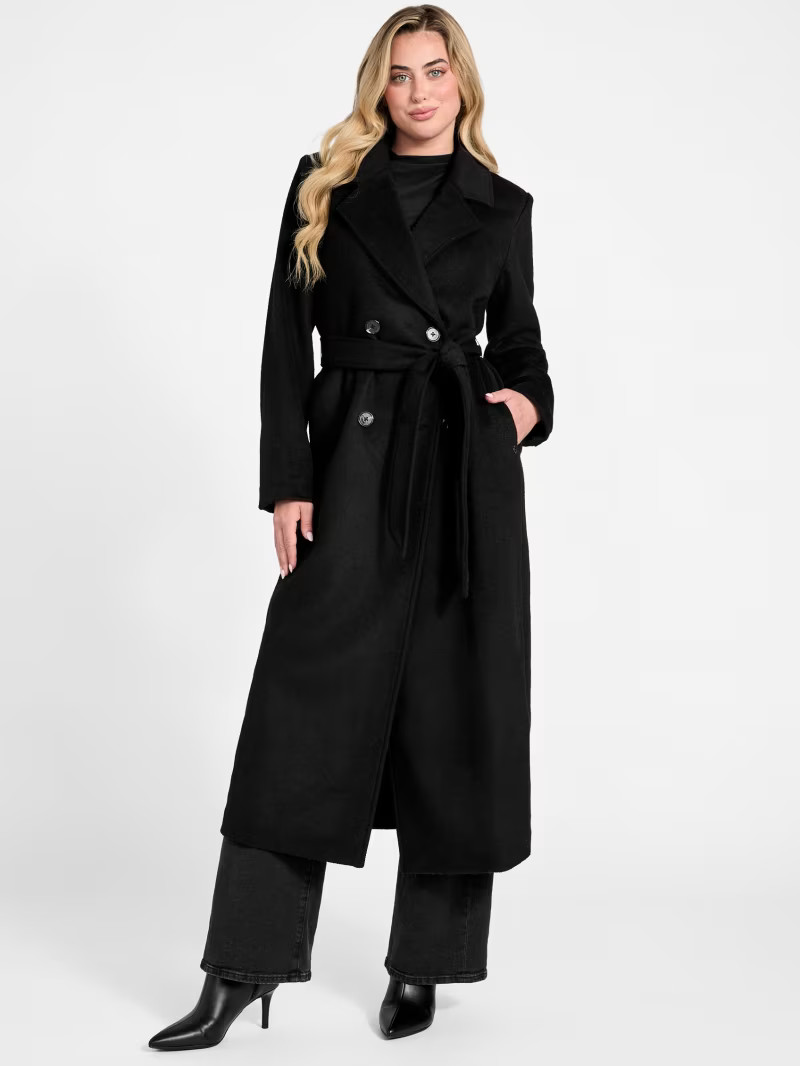 Eco Lorenza Wool-Blend Coat | GUESS® Official Website | Guess (US)