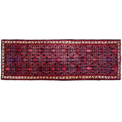 Briauna One-of-a-Kind 3'3" x 10'7" 1970s Area Rug in Red/Black/White | Wayfair North America