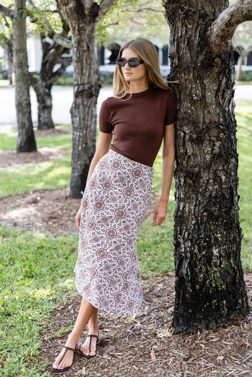 Park Avenue Skirt - Fawn Castillo Medallion | Julia Amory