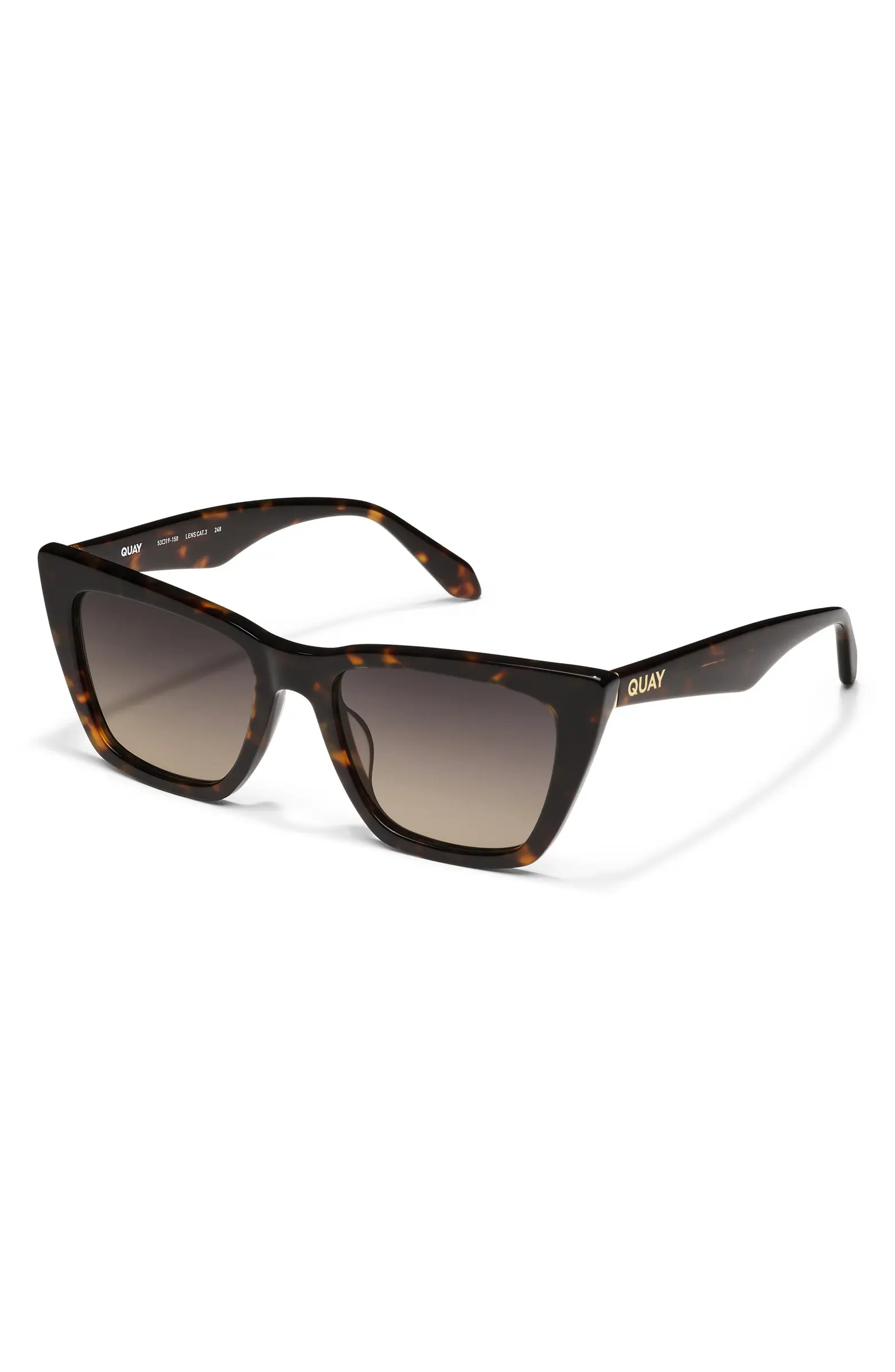 Call The Shots 54mm Gradient Cat Eye Sunglasses | Nordstrom