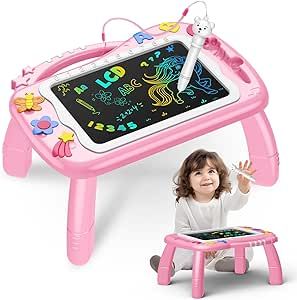Toddler Girl Toys Age 1-6: 10 Inch LCD Writing Tablet Drawing Doodle Board for Kids Toddler Educa... | Amazon (US)