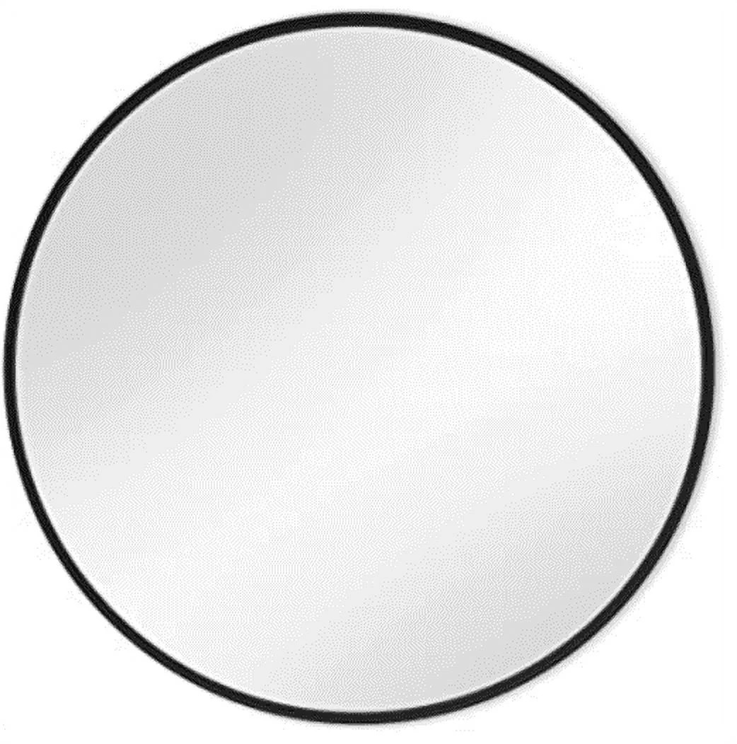 Mainstays 18" Traditional Plastic Round Wall Mount Mirror, Black | Walmart (US)