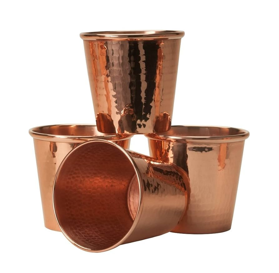 Sertodo Copper Apa Cup | Set of 4, 12 fl oz | Handcrafted, Durable, Artisan Quality Drinkware | A... | Amazon (US)