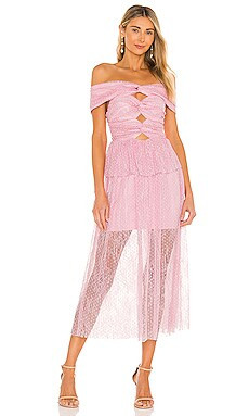 Alice McCall Ily Midi Dress in Lilac from Revolve.com | Revolve Clothing (Global)