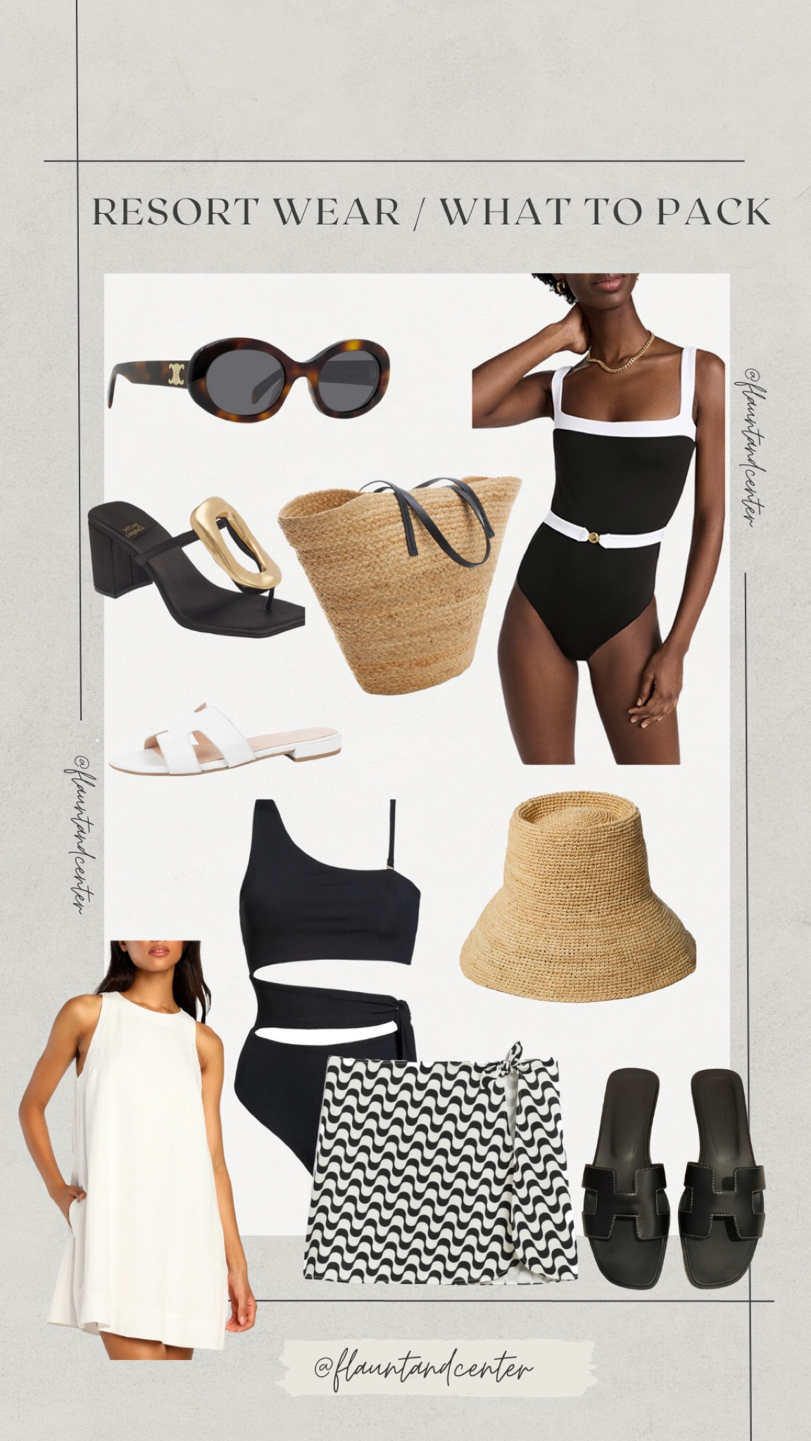 Resort wear, vacation outfits, what to pack, straw bucket hat, straw bag, black one piece swim

#LTKstyletip #LTKunder100 #LTKSeasonal