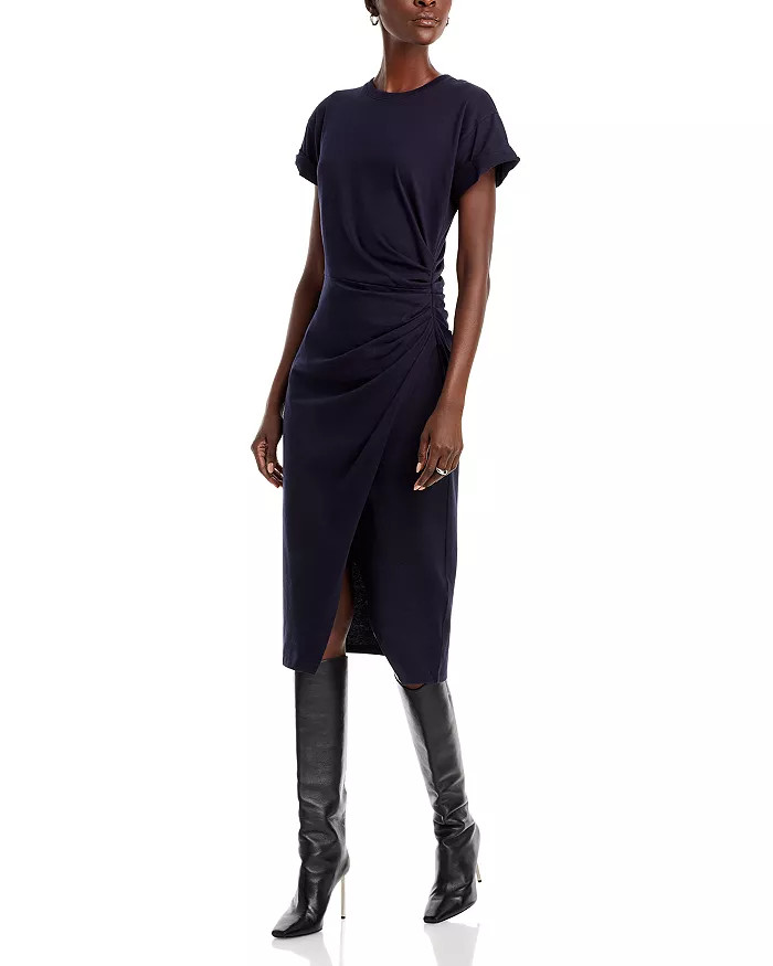 Faux Wrap Midi Dress | Bloomingdale's (US)