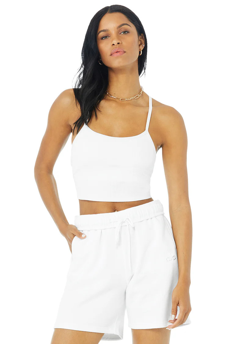 Alosoft Ribbed Crop Calm Tank | Alo Yoga (US)