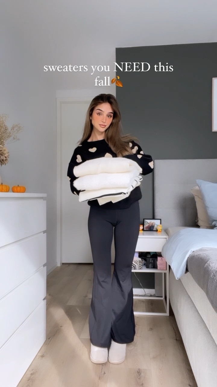 3 sweaters you NEED this fall 2023 for your outfits 🍂 at checkout shein code: sweetinstabella15

white beige oversized sweater, pleated skirt black, black and white striped sweater, black tights, off shoulder sweater, skirt pleated, over the knee black boots 

- autumnoutfitinspo 
- ootdguide 
- autumnoutfits 
- tightsoutfit 
- falloutfitinspo 
- falloutfitideas 
- autumnvibes 
- fallfashion 
- oversized outfit fall 
- preppy outfit 
- pleated skirt

#LTKSeasonal #LTKeurope #LTKVideo