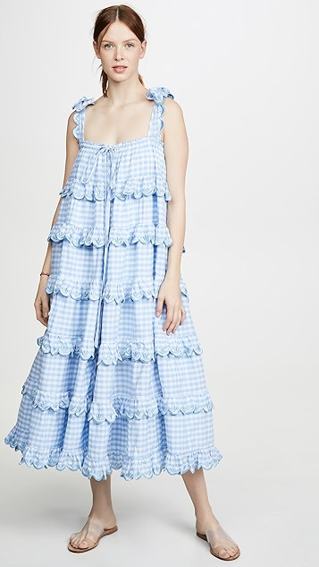 Scallop Frill Dress | Shopbop