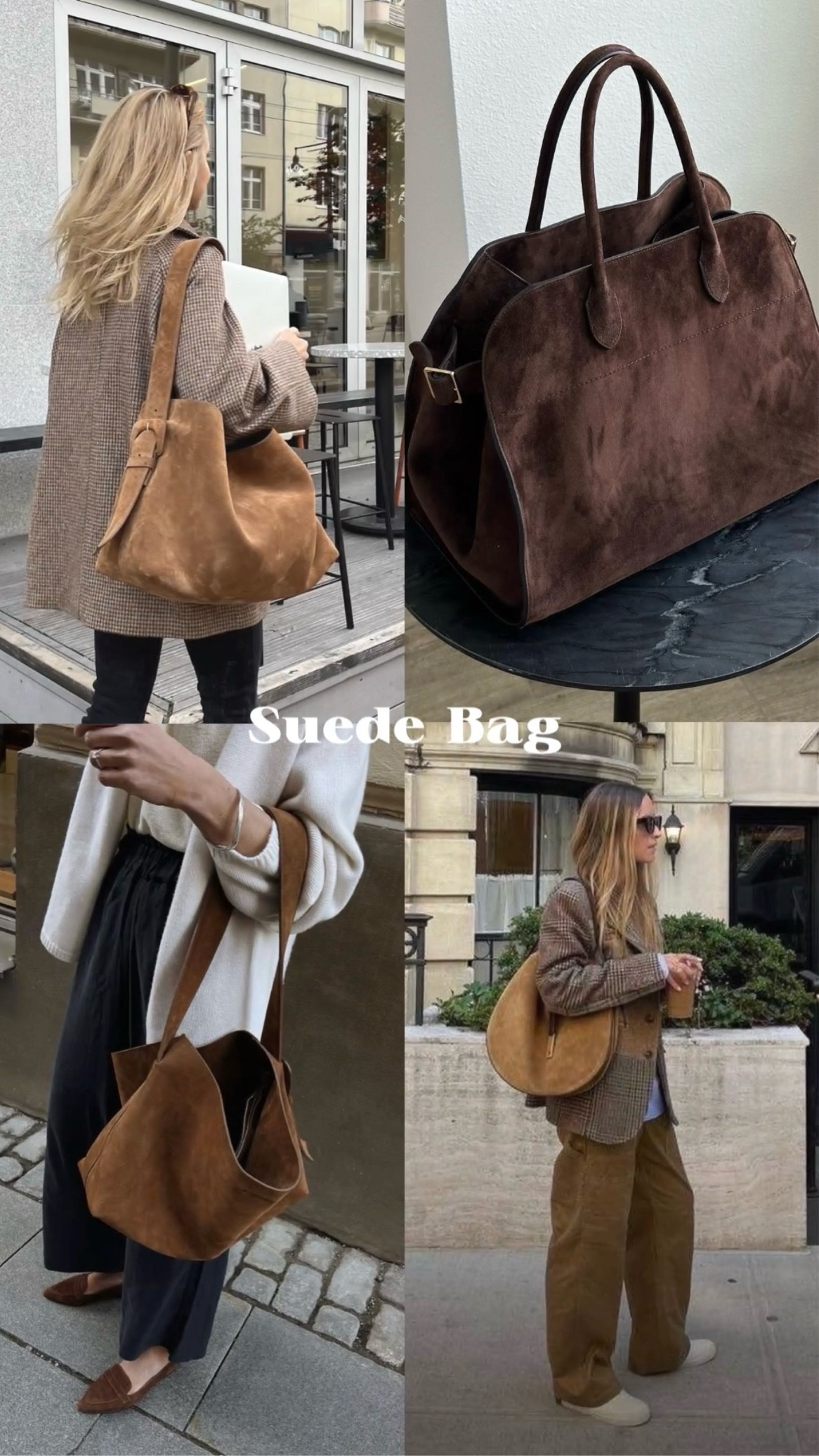 Suede bags Trend 
Tendencia Bolsos de ante en tonos tierra 

#LTKespana #LTKstyletip #LTKeurope