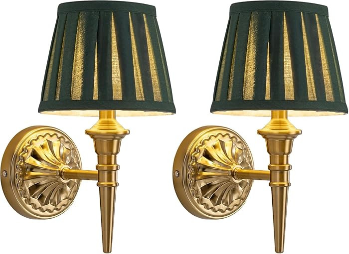 PUSU Cordless Wall Sconces Set of 2, Small Wireless 5200mAh Rechargeable Battery Fabric LED Wall ... | Amazon (CA)