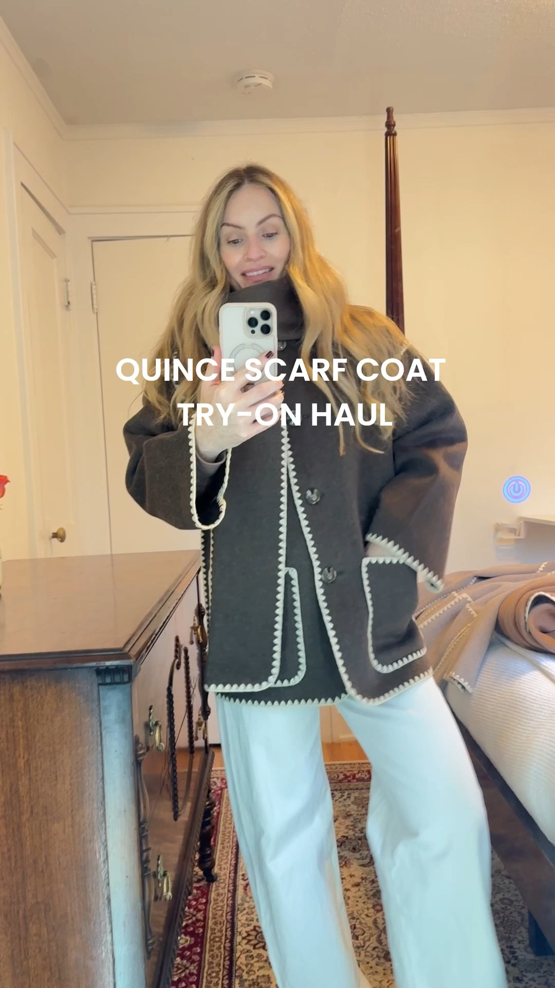 Which color is your favorite? The most stunning, soft and warm scarf coat from quince!

Quince haul, try on, Quince wool coat, wool coat, wool wrap coat, wrap coat, coat, winter coat, scarf coat, quince 

#LTKgrwm #LTKPetite #LTKootd