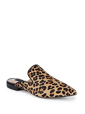 Velma-L Leopard-Print Slides | Saks Fifth Avenue OFF 5TH