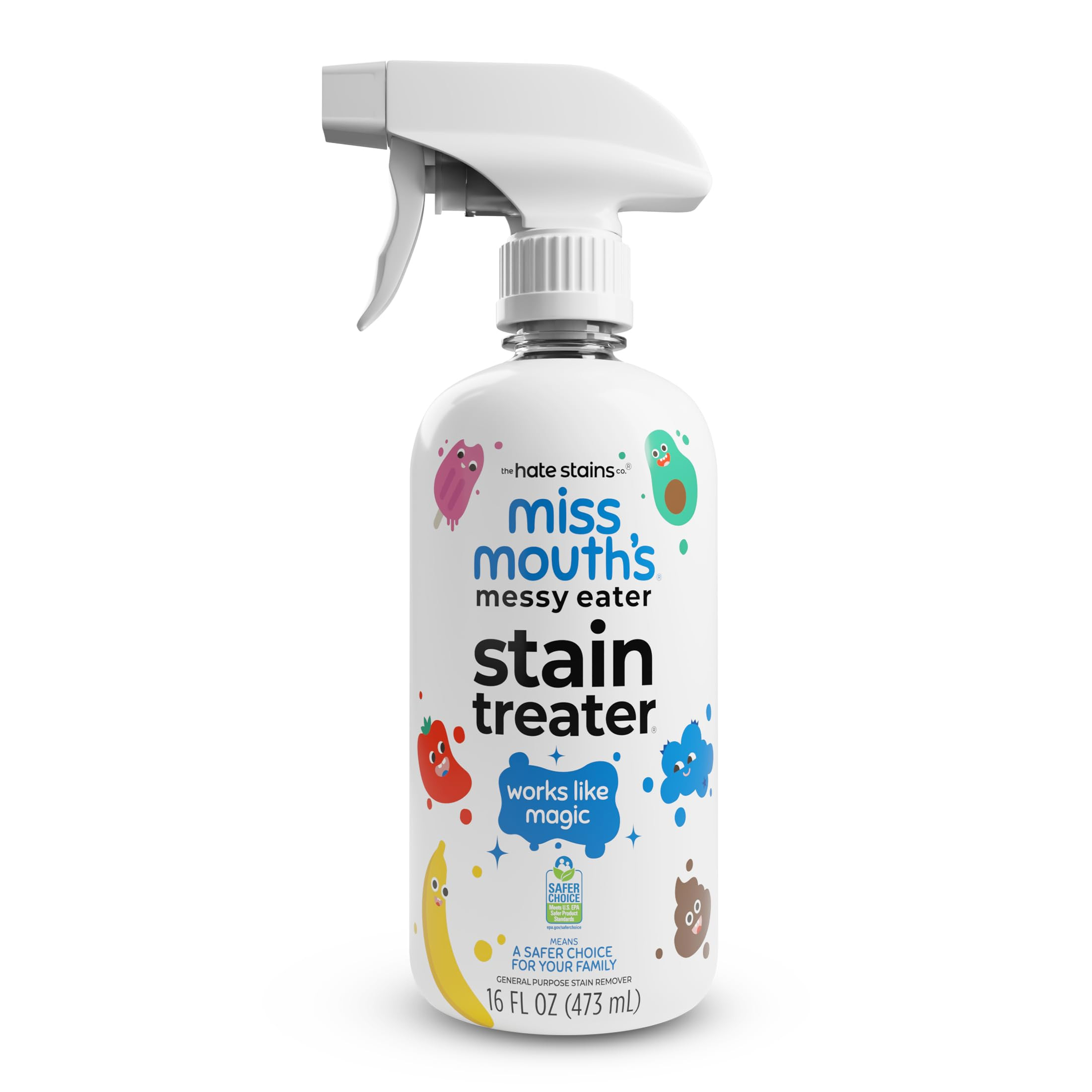 Miss Mouth's Messy Eater Stain Treater Spray - 16oz Stain Remover - Newborn & Baby Essentials - N... | Amazon (US)