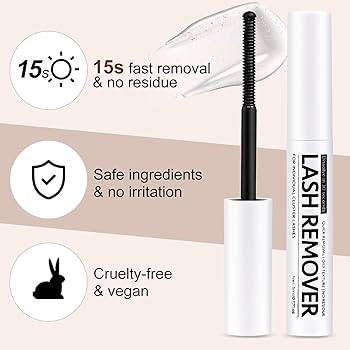 Eyelash Glue Remover 5ML Cluster Lash Remover for Individual False Lashes, Bond and Wispys, Gentl... | Amazon (US)