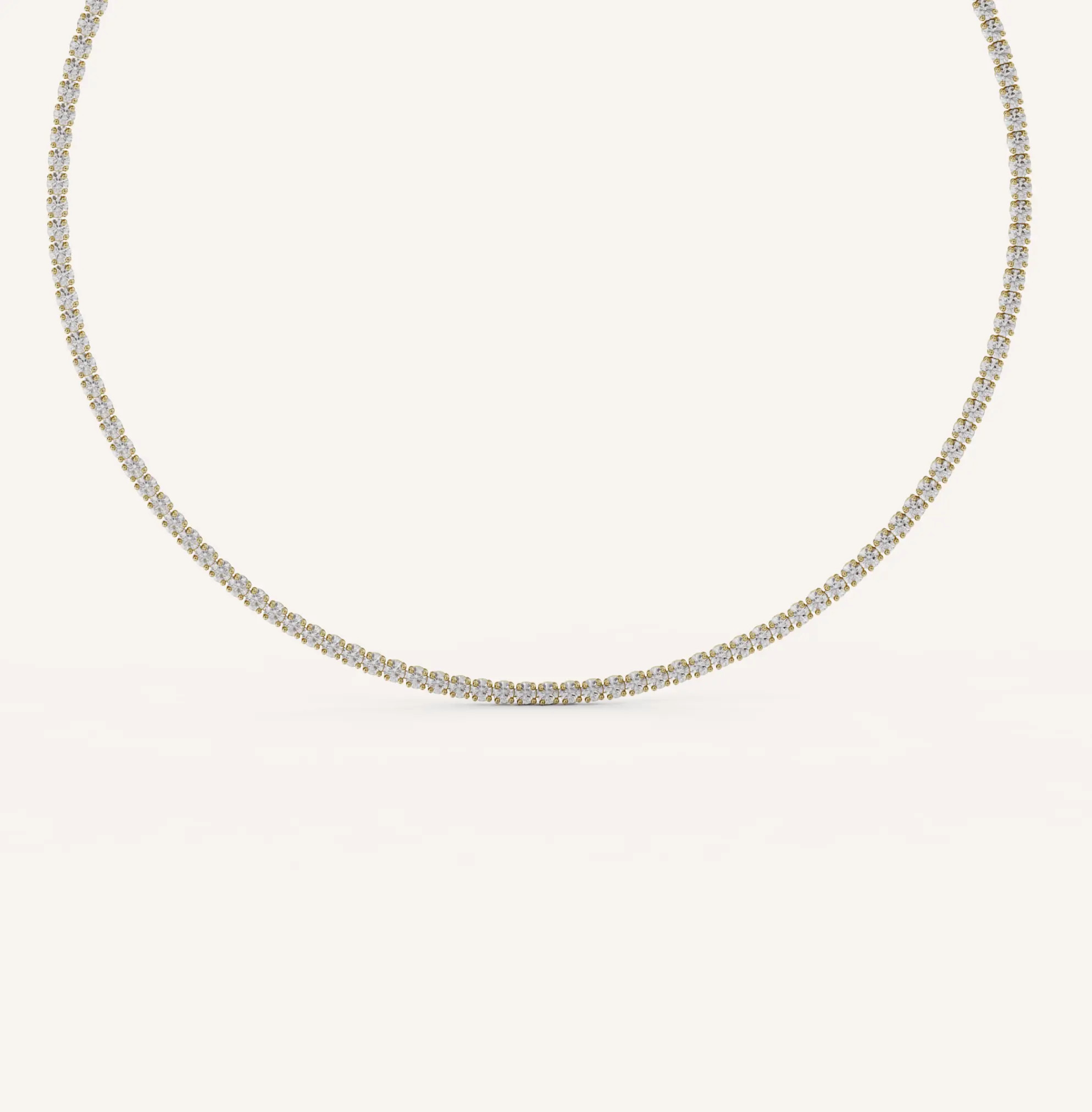 Classic Lab Diamond Tennis Necklace | Olive Ave Jewelry
