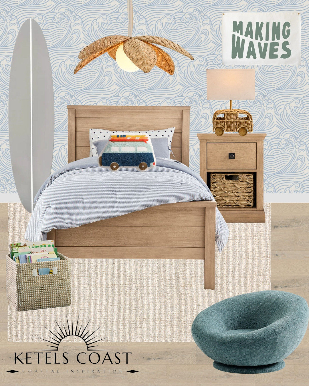 Coastal Living, Beach house bedroom, coastal bedroom, coastal home, Ava Ketels, Ketels Coast, blue bedroom, beachy decor, coastal blues, coastal vibes, beach decor, beach bedroom, toddler room, boy room, kids room makeover, surfer room decor, beach room, coastal bedroom

#LTKFamily #LTKHome #LTKKids #LTKBaby #LTKSaleAlert #LTKFindsUnder50 #LTKStyleTip 

 