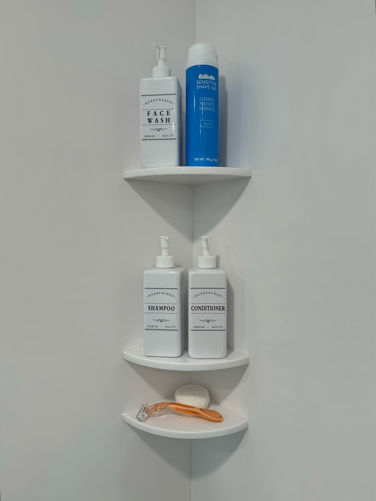 Shower organization, shower bottles, apothecary bottles, shampoo & conditioner bottles, shower shelves

#LTKHome #LTKStyleTip #LTKFamily