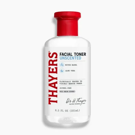 Thayers Alcohol-Free Unscented Witch Hazel Facial Toner for Dry Skin 8.5 fl oz | Walmart (US)